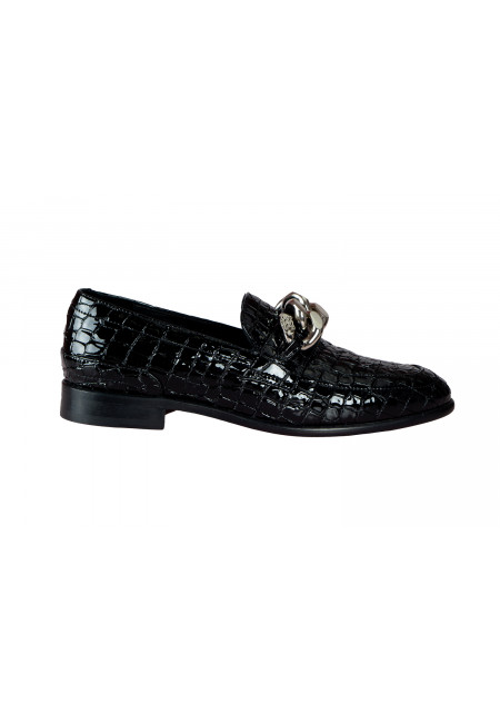 Лфкові чорні лофери Casadei