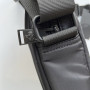 Сумка чоловіча кросбоді чорна тканева Plaine Sport