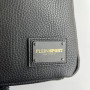 Сумка чорна кросбоді чоловіча з екошкіри Plaine Sport