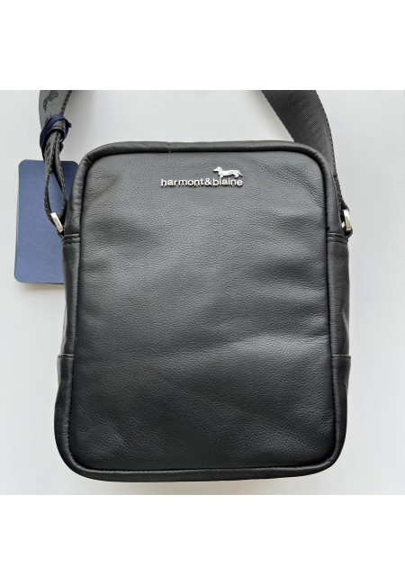 Сумка чоловіча кросбоді чорна Harmont Blaine