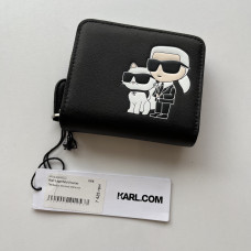 Гаманець чорний міні Karl Lagerfeld 
