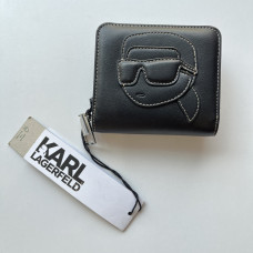 Гаманець маленький чорний Karl Lagerfeld 