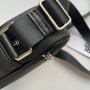 Сумка чоловіча кросбоді чорна з екошкіри Karl Lagerfeld 