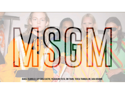 MSGM: модний бренд, що оспівує сміливих і красивих.