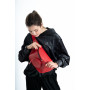 Сумка-бананка червона MSGM art 156