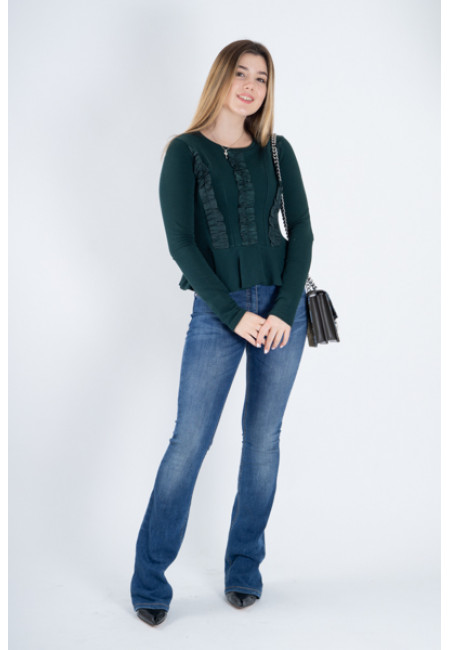 Джинсы клёш Elisabetta Franchi art 224