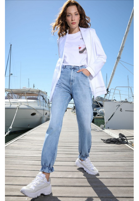Джинси з рюшами Ice Play art 278