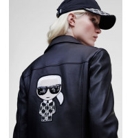 Шкіряна куртка-косуха Karl Lagerfeld art 340