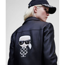 Шкіряна куртка-косуха Karl Lagerfeld art 340