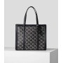 Сумка k/Ikonik monogram coated canvas tote Karl Lagerfeld art 527