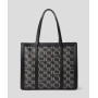 Сумка k/Ikonik monogram coated canvas tote Karl Lagerfeld art 527