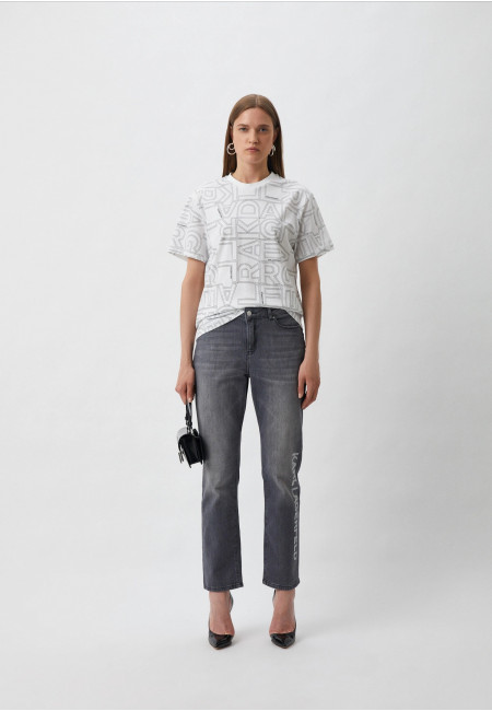 Джинси Rhinestones Logo Jeans Karl Lagerfeld art 578