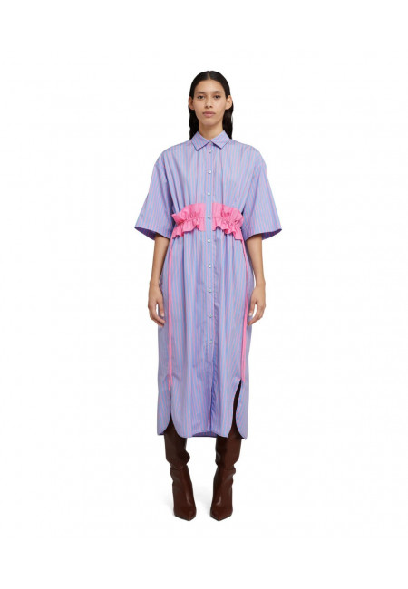 Поплінове плаття-сорочка MSGM art 456