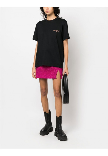 Футболка з вишивкою логотипом MSGM art 463