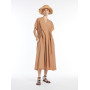 Бавовняна бежева сукня Max Mara Weekend Blasone