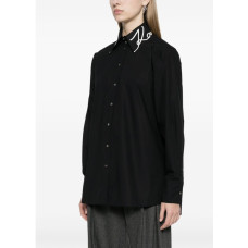 Сорочка чорна Karl Lagerfeld Signature