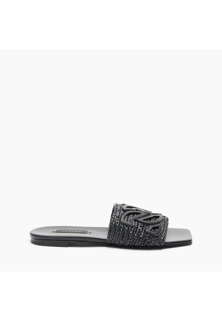 Шльопанці чорні Casadei