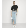 Футболка чорна signature Karl Lagerfeld 