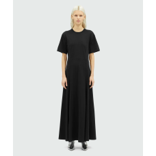 Чорна сукня-футболка MSGM