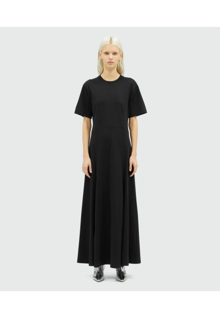 Чорна сукня-футболка MSGM