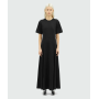 Чорна сукня-футболка MSGM