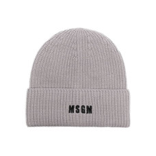 Шапка сіра вовняна MSGM