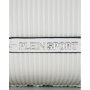 Сумка хобо гофре біла Plein Sport