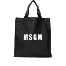 Шопер чорний MSGM логотип