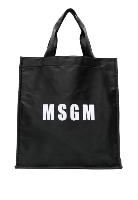 Шопер чорний MSGM логотип