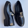 Лофери чорні шкіряні Casadei
