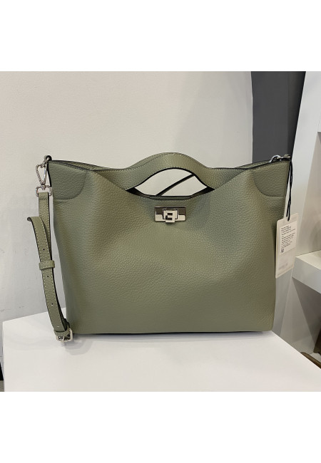 Оливкова сумка з екошкіри Ermanno Firenze