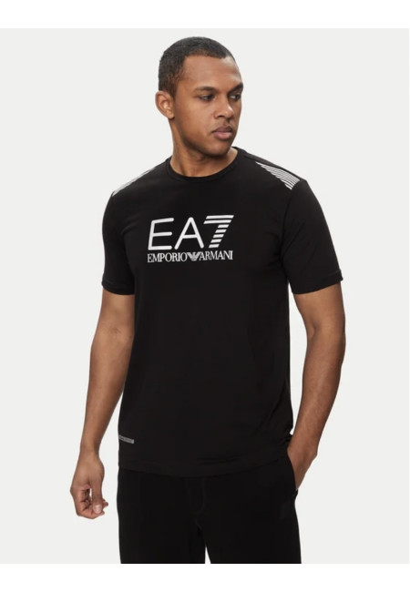 Чорна футболка чоловіча Emporio Armani EA7