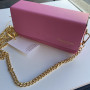 Рожевий клатч шкіряний Valentino Bags
