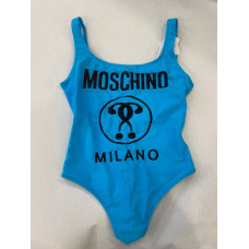 Купальник цільний блакитний Moschino