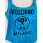 Купальник цільний блакитний Moschino