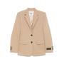 Однобортний бежевий жакет MSGM Tailoring