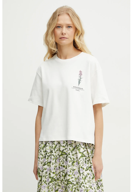 Бавовняна футболка Weekend Max Mara