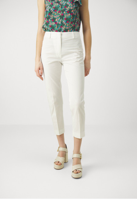 Штани укорочені білі Max Mara Weekend Cecco