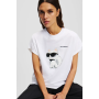 Футболка біла з котом Karl Lagerfeld