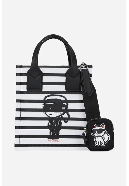 Сумка маленька в смужку Karl Lagerfeld