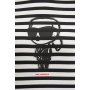 Бавовняний лонгслів у смужку Karl Lagerfeld