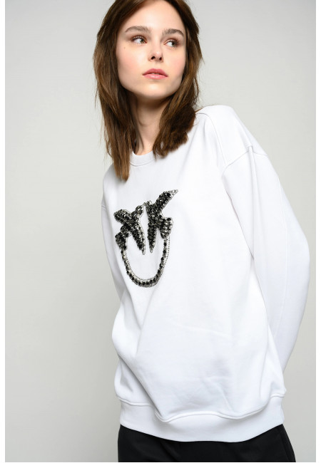 Толстовка з вишивкою Love Birds Pinko art 369