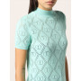 Кофта с ажурним логотипом Oval T Twin Set art 402