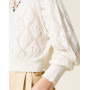 Джемпер с ажурним логотипом Oval T Twin Set art 403