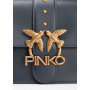 Темно-синя сумка Pinko Classic Love Bag Icon Simply з ЗАКЛЕПКАМИ art 158